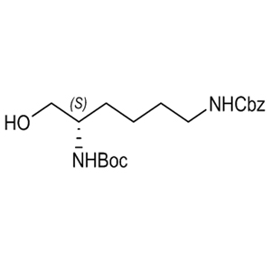Boc-Lysinol(Z) 82689-20-1 C19H30N2O5 0 g/mol Boc-L-Lys(Z)-ol;N-alpha-t-Butyloxycarbonyl-N-epsilon-benzyloxycarbonyl-L-lysinol;Boc-Lysinol(Z)-OH;(S)-Benzyl tert-butyl (6-hydroxyhexane-1,5-diyl)dicarbaMate;N-alpha-Boc-N-epsilon-Cbz-L-lysinol;Benzyl [(5S)-5-[[(tert-butyloxy)carbonyl]amino]-6-hydroxyhexyl]carbamate;Boc-L-Lysinol(Z);Boc-L-Lys(Cbz)-OL AminoPrimeCentral.com,custom Amino Acid Derivatives,custom Peptides,sales@aminoprimecentral.com
