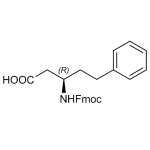 Fmoc-D-beta-Nva(5-phenyl)-OH 269398-87-0 C26H25NO4 415.48 g/mol FMOC-5-PHENYL-D-BETA-NORVALINE;FMOC-(R)-3-AMINO-5-PHENYLPENTANOIC ACID;FMOC-D-PHE(NO CH2,C*CH2)-OH;FMOC-D-HPH-(C*CH2)OH;FMOC-D-BETA-NVA(5-PHENYL)-OH;RARECHEM AK PT F054;(R)-3-(FMOC-AMINO)-5-PHENYL-PENTANOIC ACID;N-(9-FLUORENYLMETHOXYCARBONYL)-(R)-3-AMINO-5-PHENYLPENTANOIC ACID AminoPrimeCentral.com,custom Amino Acid Derivatives,custom Peptides,sales@aminoprimecentral.com