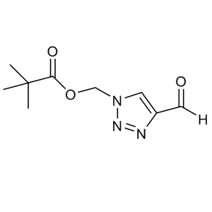 (4-formyl-1H-1,2,3-triazol-1-yl)methyl pivalate N/A  g/mol  AminoPrimeCentral.com,custom Amino Acid Derivatives,custom Peptides,sales@aminoprimecentral.com