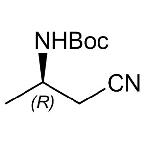 tert-butyl (R)-(1-cyanopropan-2-yl)carbamate 170367-68-7 C9H16N2O2 184.24 g/mol Carbamic acid, [(1R)-2-cyano-1-methylethyl]-, 1,1-dimethylethyl ester (9CI);tert-butyl [(1R)-2-cyano-1-Methylethyl]carbaMate;tert-butyl (R)-(1-cyanopropan-2-yl) carbamate;(R)-tert-Butyl (1-cyanopropan-2-yl)carbamate AminoPrimeCentral.com,custom Amino Acid Derivatives,custom Peptides,sales@aminoprimecentral.com