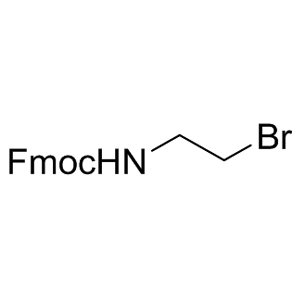 2-(Fmoc-amino)ethyl bromide  340187-12-4 Br1C17H16N1O2 346.22 g/mol (9H-Fluoren-9-yl)Methyl (2-broMoethyl)carbaMate;Fmoc-2-aminoethylbromide≥ 98% (HPLC) AminoPrimeCentral.com,custom Amino Acid Derivatives,custom Peptides,sales@aminoprimecentral.com
