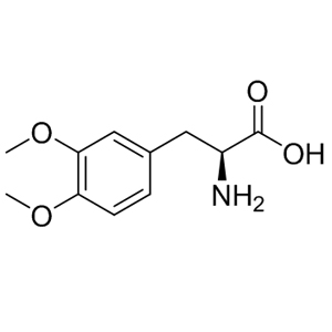 H-L-Phe(3,4-Dimethoxy)-OH 32161-30-1 C11H15NO4 225.24 g/mol (S)-3,4-DIMETHOXY-PHENYLALANINE;(S)-2-AMINO-3-(3,4-DIMETHOXY-PHENYL)-PROPIONIC ACID;TYROSINE, 3-METHOXY-O-METHYL-;3-(3,4-DIMETHOXYPHENYL)-L-ALANINE;3,4-DIMETHOXY-L-PHENYLALANINE;H-PHE[3,4-(OME) 2]-OH;H-PHE(3,4-DIMETHOXY)-OH;H-TYR(3-OME,4-ME)-OH AminoPrimeCentral.com,custom Amino Acid Derivatives,custom Peptides,sales@aminoprimecentral.com