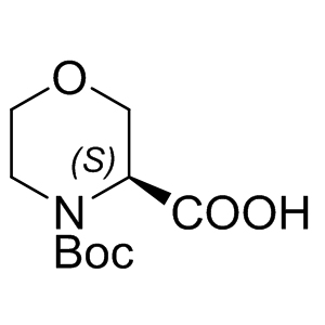 4-Boc-3(S)-morpholine carboxylic acid 783350-37-8 C10H17NO5 231.25 g/mol (S)-Morpholine-3,4-dicarboxylic acid 4-tert-butyl ester;4-(tert-Butoxycarbonyl)morpholine-3-(S)-carboxylic acid;4-Boc-3(S)-morpholinecarboxylic acid;3,4-Morpholinedicarboxylic acid, 4-(1,1-dimethylethyl) ester, (3S)-;(3S)-4-[(tert-butoxy)carbonyl]Morpholine-3-carboxylic acid;(S)-4-N-Boc-Morpholine-3-carboxylic acid;(S)-4-N-Boc-3-Morpholinecarboxylic acid;(3S)-3,4-Morpholinedicarboxylic Acid 4-(1,1- Dimethylethyl) Ester AminoPrimeCentral.com,custom Amino Acid Derivatives,custom Peptides,sales@aminoprimecentral.com