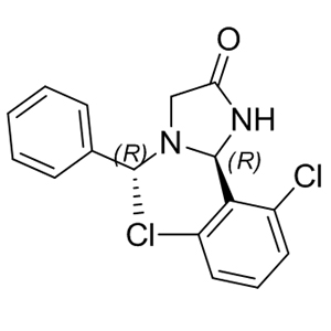 (R)-2-(2,6-dichlorophenyl)-1-((R)-1-phenylethyl)imidazolidin-4-one 1149765-13-8  g/mol  AminoPrimeCentral.com,custom Amino Acid Derivatives,custom Peptides,sales@aminoprimecentral.com