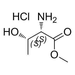H-allo-Thr-OMe.HCl 79617-27-9 C5H12ClNO3 169.61 g/mol ALLO-THREONINE-OME HCL;H-ALLO-THR-OME HCL;L-ALLO-THREONINE METHYL ESTER HYDROCHLORIDE;H-allo-Thr-OMe;(2S,3S)-Methyl 2-aMino-3-hydroxybutanoate hydrochloride AminoPrimeCentral.com,custom Amino Acid Derivatives,custom Peptides,sales@aminoprimecentral.com