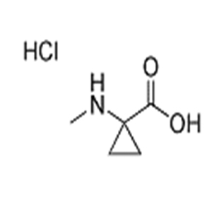 N-Methyl-Acpc-OH.HCl 99324-91-1 C5H10ClNO2 151.59 g/mol N-METHYL-ACPC-OH HCL;1-METHYLAMINOCYCLOPROPANE-1-CARBOXYLIC ACID HYDROCHLORIDE;1-MethylaMinocyclopropane-1-carboxylic acid, HCl;1-(Methylamino)cyclopropanecarboxylic acid hydrochloride;N-Methyl-1-Aminocyclopropylmethanol hydrochloride;1-(Methylamino)cyclopropanecarboxylic acid HCl;N-Methylaminocyclopropane-1-carboxylic acid hydrochloride98 %  AminoPrimeCentral.com,custom Amino Acid Derivatives,custom Peptides,sales@aminoprimecentral.com