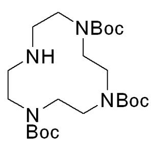 N,N',N''-tris-Boc-cyclen 175854-39-4 C23H44N4O6 472.63 g/mol 1,4,7-tris-Boc-1,4,7,10-tetraaza-cyclododecane;1,4,7-Tri-Boc-1,4,7,10-tetraazacyclododecane;Tri-tert-butyl 1,4,7,10-tetraazacyclotetradecane-1,4,7-tricarboxylate;N,N',N''-tris-Boc-cyclen;1,4,7,10-Tetraazacyclododecane-1,4,7-tricarboxylic acid, tris(1,1-diMethylethyl) ester;TriBoc-Cyclen;Tri-tert-Butyl 1,4,7,10-tetraazacyclododecane-1,4,7-tricarboxylate;1,4,7,10-Tetraazacyclododecane-1,4,7-tricarboxylic acid, 1,4,7-tris(1,1-dimethylethyl) ester AminoPrimeCentral.com,custom Amino Acid Derivatives,custom Peptides,sales@aminoprimecentral.com