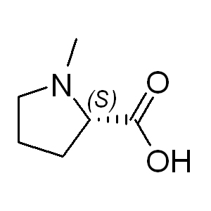 N-Me-pro-OH 475-11-6 C6H11NO2 129.16 g/mol N-ME-L-PROLINE HYDROCHLORIDE;N-ME-PROLINE;N-ME-PRO-OH;N-ME-PRO-OH HCL;N-METHYL-L-PROLINE;N-METHYL-L-PROLINE MONOHYDRATE;PYRD(2)-OH H2O;N-ALPHA-METHYL-L-PROLINE AminoPrimeCentral.com,custom Amino Acid Derivatives,custom Peptides,sales@aminoprimecentral.com