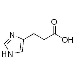 Deamino-histidine    1074-59-5 C6H8N2O2 140.14 g/mol SALOR-INT L480258-1EA;3-(IMIDAZOL-4-YL)PROPIONIC ACID;3-(1H-IMIDAZOL-4-YL)PROPANOIC ACID;3-(1H-IMIDAZOL-4-YL)-PROPIONIC ACID;DEAMINO-HISTIDINE;DIHYDROUROCANIC ACID;HIS(DEAMINO)-OH;Imidazolepropionic acid AminoPrimeCentral.com,custom Amino Acid Derivatives,custom Peptides,sales@aminoprimecentral.com