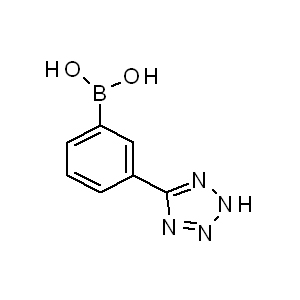 3-(2H-Tetrazol-5-Yl)-Phenyl-Boronic Acid 775351-30-9  C7H7BN4O2 189.97 g/mol 3-(2H-TETRAZOL-5-YL)-PHENYL-BORONIC ACID;3-(1H-Tetrazol-5-yl)phenylboronic Acid AminoPrimeCentral.com,custom Amino Acid Derivatives,custom Peptides,sales@aminoprimecentral.com