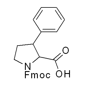  Fmoc-cis-DL-3-phenyl-Pro-OH  181824-45-3  C26H23NO4 413.47 g/mol RACEMIC FMOC-CIS-3-PHENYL-PYRROLIDINE-2-CARBOXYLIC ACID;Fmoc-cis-DL-3-phenyl-Pro-OH AminoPrimeCentral.com,custom Amino Acid Derivatives,custom Peptides,sales@aminoprimecentral.com