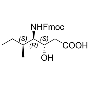 Fmoc-AHMHpA-OH  215190-17-3 C23H27NO5 397.46 g/mol FMOC-(3S,4S, 5S)-4-AMINO-3-HYDROXY-5-METHYL HEPTANOIC ACID;FMOC-AHMHPA;FMOC-AHMHPA-OH;FMOC-(S,S,S)AHMHPA-OH;(3S,4S,5S)-4-[[(9H-Fluoren-9-ylmethoxy)carbonyl]amino]-3-hydroxy-5-methylheptanoic acid;Fmoc-(3S,4S,5S)-4-amino-3-hydroxy-5-methylheptanoic acid≥ 98% (HPLC);Fmoc-AHMHpA(3S,4S,5S)-OH AminoPrimeCentral.com,custom Amino Acid Derivatives,custom Peptides,sales@aminoprimecentral.com