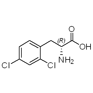 H-D-Phe(2,4-DiCl)-OH 114872-98-9 C9H9Cl2NO2 234.08 g/mol RARECHEM BK PT 0112;(R)-2-AMINO-3-(2,4-DICHLORO-PHENYL)-PROPIONIC ACID;D-2,4-DICHLOROPHE;D-2,4-DICHLOROPHENYLALANINE;H-D-PHE(2,4-CL 2)-OH;H-D-PHE(2,4-DICL)-OH;2,4-DICHLORO-D-PHENYLALANINE;2,4-Dichloro-D-4-Phenylalanine AminoPrimeCentral.com,custom Amino Acid Derivatives,custom Peptides,sales@aminoprimecentral.com