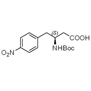 Boc-b-HoPhe(4-NO2)-OH 127106-71-2 C15H20N2O6 324.33 g/mol RARECHEM AK PT B061;N-T-BUTOXYCARBONYL-(S)-3-AMINO-4-(4-NITROPHENYL)BUTANOIC ACID;N-BETA-T-BUTOXYCARBONYL-L-HOMO(4-NITROPHENYL)ALANINE;BOC-PHE(4-NO2)-(C*CH2)OH;BOC-(S)-3-AMINO-4-(4-NITROPHENYL)BUTANOIC ACID;BOC-(S)-3-AMINO-4-(4-NITRO-PHENYL)-BUTYRIC ACID;BOC-4-NITRO-L-BETA-HOMOPHENYLALANINE;BOC-BETA-HOPHE(4-NO2)-OH AminoPrimeCentral.com,custom Amino Acid Derivatives,custom Peptides,sales@aminoprimecentral.com