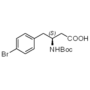 Boc-b-HoPhe(4-Br)-OH 270062-85-6 C15H20BrNO4 358.23 g/mol RARECHEM AK PT B063;N-T-BUTOXYCARBONYL-(S)-3-AMINO-4-(4-BROMOPHENYL)BUTANOIC ACID;N-BETA-T-BUTOXYCARBONYL-L-HOMO(4-BROMOPHENYL)ALANINE;BOC-4-BROMO-L-BETA-HOMOPHENYLALANINE;BOC-BETA-HOPHE(4-BR)-OH;BOC-PHE(4-BR)-(C*CH2)OH;BOC-(S)-3-AMINO-4-(4-BROMOPHENYL)BUTANOIC ACID;BOC-(S)-3-AMINO-4-(4-BROMO-PHENYL)-BUTYRIC ACID AminoPrimeCentral.com,custom Amino Acid Derivatives,custom Peptides,sales@aminoprimecentral.com