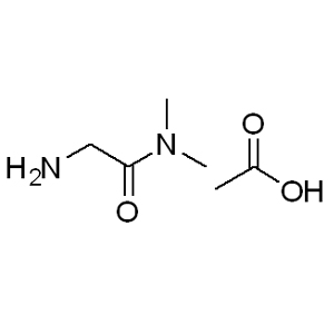 H-Gly-NMe2.AcOH 200634-33-9 C6H14N2O3 162.19 g/mol GLYCINE DIMETHYLAMIDE ACETATE;GLYCINE-DIMETHYLAMIDO ACETATE;GLYCINE-NME2 ACETATE;H-GLY-NME2 ACETATE;H-GLY-NME 2 ACOH;H-Gly-NMe2;2-Amino-N,N-dimethylacetamide acetate;Glycine dimethylamide acetate98%  AminoPrimeCentral.com,custom Amino Acid Derivatives,custom Peptides,sales@aminoprimecentral.com