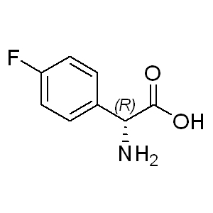 (R)-4-Fluorophenylglycine 93939-74-3 C8H8FNO2 169.15 g/mol (R)-4-Fluorophenylglycine, 98% ee;(R)-α-Amino-4-fluorobenzeneacetic acid;4-Fluoro-D-|á-phenylglycine;(2R)-(-)-2-Amino-2-(4-fluorophenyl)ethanoic acid, (R)-(-)-Amino(4-fluorophenyl)acetic acid;(R)-2-AMino-2-(4-fluorophenyl)acetic acid;(R)-4-FLUOROPHENYLGLYCINE-HCl;4-Fluoro-D-2-phenylglycine;(R)-2-(4-Fluorophenyl)glycine AminoPrimeCentral.com,custom Amino Acid Derivatives,custom Peptides,sales@aminoprimecentral.com