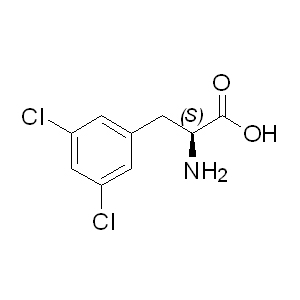 H-Phe(3,5-DiCl)-OH 13990-04-0 C9H9Cl2NO2 234.08 g/mol L-3,5-Dichlorophenylalanine;H-Phe(3,5-DiCl)-OH;(S)-2-AMino-3-(3,5-dichlorophenyl)propanoic acid;-2-Amino-3-(3,5-dichlorophenyl) AminoPrimeCentral.com,custom Amino Acid Derivatives,custom Peptides,sales@aminoprimecentral.com