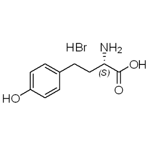 H-L-HOTyr-OH.HBr 141899-12-9 C10H14BrNO3 276.13 g/mol H-L-HTyr-OH*HBr;(S)-alpha-Amino-4-hydroxybenzenebutanoic acid hydrobromide;(S)-2-amino-4-(4-hydroxyphenyl)butanoic acid hydrobromide;L-HoMoTyr-OH L-HoMotyrosine.HBr;(αS)-AMino-4-hydroxy;H-L-HOTyr-OH.HBr;(S)-4-Hydroxy-homophenylalanine HBr;L-HomoTyr-OH.HBr AminoPrimeCentral.com,custom Amino Acid Derivatives,custom Peptides,sales@aminoprimecentral.com