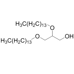 1,2-O-Ditetradecyl-rac-glycerol 36314-51-9 C31H64O3 484.84 g/mol 1,2-DITETRADECYLGLYCEROL;1,2-O,O-DITETRADECYL-RAC-GLYCEROL;1,2-O-Ditetradecyl-rac-glycerol;2,3-bis(tetradecyloxy)propan-1-ol;1,2-Di-O-tetradecyl-sn-glycerol AminoPrimeCentral.com,custom Amino Acid Derivatives,custom Peptides,sales@aminoprimecentral.com