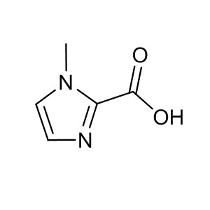 1-Methyl-1H-imidazole-2-carboxylic acid  20485-43-2 C5H6N2O2 126.11 g/mol 1-METHYL-1H-IMIDAZOLE-CARBOXYLIC ACID;1-METHYL-1H-IMIDAZOLE-2-CARBOXYLIC ACID;1-METHYLIMIDAZOLE-2-CARBOXYLIC ACID;CHEMBRDG-BB 4401397;IFLAB-BB F2124-0530;RARECHEM AL BE 0638;1-Methyl-1h-imidazole-2-carboxylic acid, tech;1-METHYL-1H-IMIDAZOLE-2-CARBOXYLIC ACID >98% AminoPrimeCentral.com,custom Amino Acid Derivatives,custom Peptides,sales@aminoprimecentral.com