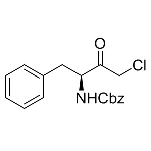 Z-Phe-CMK 26049-94-5 C18H18ClNO3 331.79 g/mol carbamicacid,[3-chloro-2-oxo-1-(phenylmethyl)propyl]-,phenylmethylester,(s ;(S)-benzyl [1-benzyl-3-chloro-2-oxopropyl]carbamate;N-CBZ-L-PHENYLALANINE CHLOROMETHYL*KETON E;z-l-phe chloromethyl ketone;(S)-Penzyl [1-benzyl-3-chloro-2-oxopropyl]carbamate.;ZPCK, N-Carbobenzyloxy-L-phenylalanyl chloromethyl ketone;(3S)-1-Chloro-3-(benzyloxycarbonylamino)-4-phenyl-2-butanone;[(S)-1-Benzyl-3-chloro-2-oxopropyl]carbamic acid benzyl ester AminoPrimeCentral.com,custom Amino Acid Derivatives,custom Peptides,sales@aminoprimecentral.com