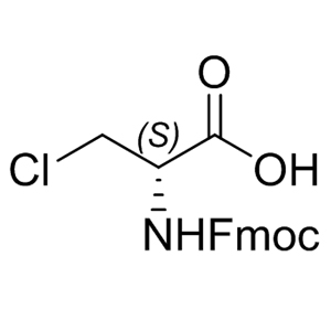 Fmoc-b-chloro-Ala-OH 212651-52-0 C18H16ClNO4 345.78 g/mol FMOC-ALA(BETA-CL)-OH;FMOC-ALA(3-CL)-OH;FMOC-(3-CHLORO)-L-ALANINE;FMOC-BETA-CHLORO-ALA-OH;FMOC-BETA-CHLORO-L-ALANINE;N-ALPHA-(9-FLUORENYLMETHOXYCARBONYL)-3-CHLORO-L-ALANINE;Fmoc-b-Chloro-Ala-OH;Fmoc-L-Ala(3-Cl)-OH AminoPrimeCentral.com,custom Amino Acid Derivatives,custom Peptides,sales@aminoprimecentral.com