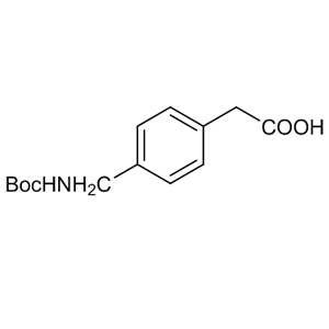 4-Boc-Aminomethylphenylacetic acid 71420-92-3 C14H19NO4 265.3 g/mol [4-(TERT-BUTOXYCARBONYLAMINO-METHYL)-PHENYL]-ACETIC ACID;4-BOC-AMINOMETHYLPHENYLACETIC ACID;BOC-4-AMINOMETHYL-PHENYLACETIC ACID;2-(4-(((tert-Butoxycarbonyl)aMino)Methyl)phenyl)acetic acid;Benzeneacetic acid, 4-[[[(1,1-diMethylethoxy)carbonyl]aMino]Methyl]- AminoPrimeCentral.com,custom Amino Acid Derivatives,custom Peptides,sales@aminoprimecentral.com