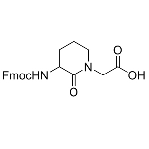 Fmoc-(R,S)-3-1-carboxymethyl-2-valerolactame    209163-25-7 C22H22N2O5 394.425 g/mol 1-Piperidineaceticacid,3-[[(9H-fluoren-9-ylmethoxy)carbonyl]amino]-2-oxo-(9CI);3-[[(9H-Fluoren-9-ylmethoxy)carbonyl]amino]-2-oxo-1-piperidineacetic acid;Fmoc-3-1-carboxymethyl-2-valerolactame;2-(3-((((9H-Fluoren-9-yl)Methoxy)carbonyl)aMino)-2-oxopiperidin-1-yl)acetic acid;Fmoc-(R,S)-3-1-carboxymethyl-2-valerolactame≥ 97% (HPLC) AminoPrimeCentral.com,custom Amino Acid Derivatives,custom Peptides,sales@aminoprimecentral.com