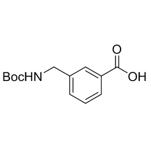 Boc-3-Amb-OH     117445-22-4 C13H17NO4 251.28 g/mol 3-(Boc-aMinoMethyl)benzoic acid;Boc-(3-aminomethyl) benzoic acid≥ 98% (HPLC);RARECHEM EM WB 0054;3-(TERT-BUTOXYCARBONYLAMINO-METHYL)-BENZOIC ACID;3-(TERT-BUTYLOXYCARBONYLAMINOMETHYL)-BENZOIC ACID;3-(N-T-BUTYLOXYCARBONYLAMINOMETHYL)BENZOIC ACID;3-(BOC-AMINOMETHYL)BENZOIC ACID;BOC-MAMB AminoPrimeCentral.com,custom Amino Acid Derivatives,custom Peptides,sales@aminoprimecentral.com