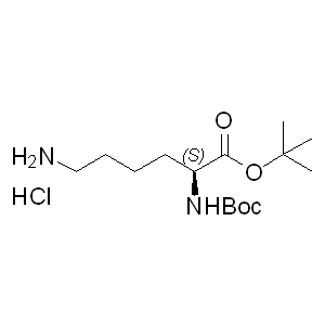 Boc-Lys-OtBu.HCl 7750-45-0 TiCl4 189.68 g/mol titanium tetrachlori;(S)-tert-Butyl 6-amino-2-((tert-butoxycarbonyl)amino)hexanoate hydrochloride AminoPrimeCentral.com,custom Amino Acid Derivatives,custom Peptides,sales@aminoprimecentral.com