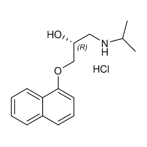 (R)-( )-Propranolol Hydrochloride 13071-11-9 C16H21NO2.ClH 295.81 g/mol R-PROPANOLOL;R-( )-PROPANOLOL HCL;(R)-( )-PROPANOLOL HYDROCHLORIDE;(R)-( )-PROPRANOLOL;R-PROPRANOLOL;(R)-( )-PROPRANOLOL HYDROCHLORIDE;(R)-PROPRANOLOL HYDROCHLORIDE;(R)-( )-1-[(1-METHYLETHYL)AMINO]-3-(1-NAPHTHALENYLOXY)-2-PROPANOL HYDROCHLORIDE AminoPrimeCentral.com,custom Amino Acid Derivatives,custom Peptides,sales@aminoprimecentral.com