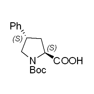 Boc-(2S,4S)-4-phenylpyrrolidine-2-carboxylic acid  96314-29-3 C16H21NO4 291.34 g/mol BOC-(2S,4S)-4-PHENYLPYRROLIDINE-2-CARBOXYLIC ACID;(2S,4S)-BOC-4-PHENYL-PYRROLIDINE-2-CARBOXYLIC ACID;RARECHEM EM WB 0188;(2S,4S)-1-(tert-butoxycarbonyl)-4-phenylpyrrolidine-2-carboxylic acid;(2S,4S)-4-Phenyl-1,2-pyrrolidinedicarboxylic acid 1-tert-butyl ester;Boc-(2S,4S)-4-phenylpyrrolidine-2-carboxylic acid≥ 95% (HPLC) AminoPrimeCentral.com,custom Amino Acid Derivatives,custom Peptides,sales@aminoprimecentral.com